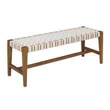 Load image into Gallery viewer, Causeway Bench Natural w/ Fabric Webbing Collection
