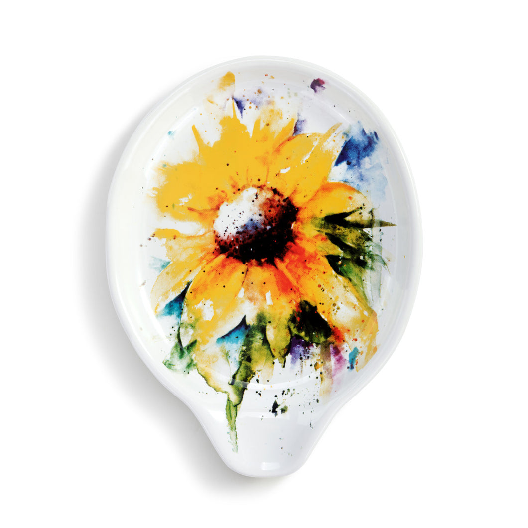 Sunflower Oval Spoon Rest