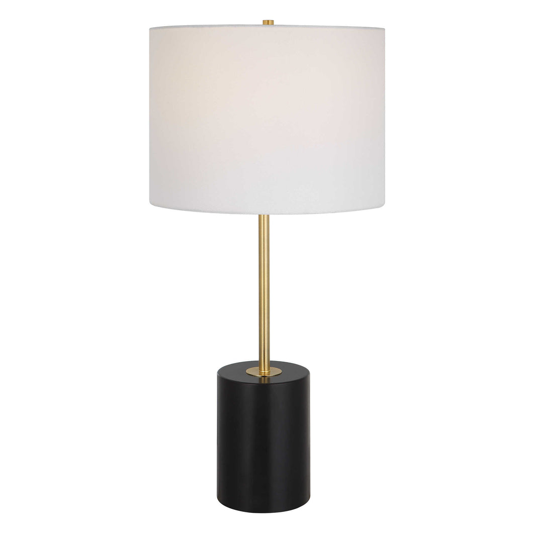 Contemporary Matte Black Table Lamp